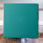 Carreau Couleur solide Aqua profonde | Classique | Élégant<br><div class="desc">Couleur solide Aqua profonde | Classique | Élégant | tendance | Style | Cadeau</div>