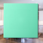 Carreau Couleur solide Aquamarine | Classique | Élégant<br><div class="desc">Couleur solide Aquamarine | Classique | Élégant | tendance | Style | Cadeau</div>