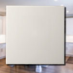 Carreau Couleur solide blanche | Classic Elegant<br><div class="desc">Couleur solide blanche | Classique | Élégant | tendance | Style | Cadeau</div>