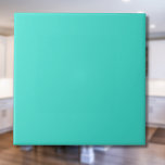 Carreau Couleur solide bleu turquoise | Classique | Élégan<br><div class="desc">Couleur solide bleu turquoise | Classique | Élégant | tendance | Style | Cadeau</div>