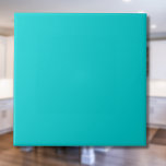 Carreau Couleur solide bleu turquoise | Classique | Élégan<br><div class="desc">Couleur solide bleu turquoise | Classique | Élégant | tendance | Style | Cadeau</div>