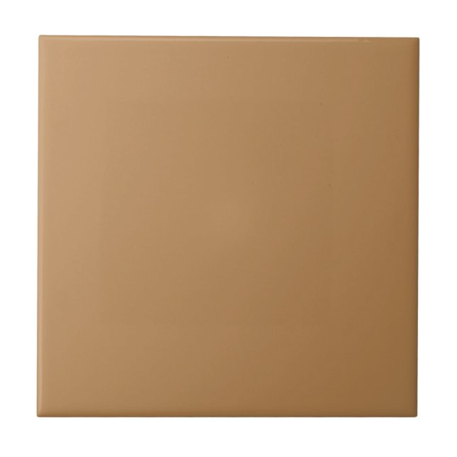 Carreau Couleur solide Brown noisette | Classic Elegant (Devant)