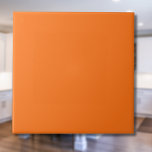 Carreau Couleur solide citrouille | Classique | Élégant<br><div class="desc">Couleur solide citrouille | Classique | Élégant | tendance | Style | Cadeau</div>