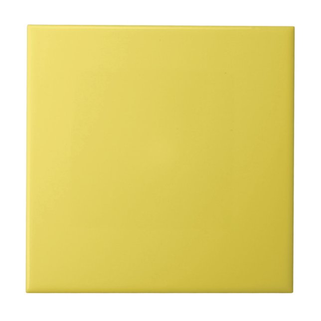 Carreau Couleur solide jaune vif 2021 Couleur de l'année (Devant)