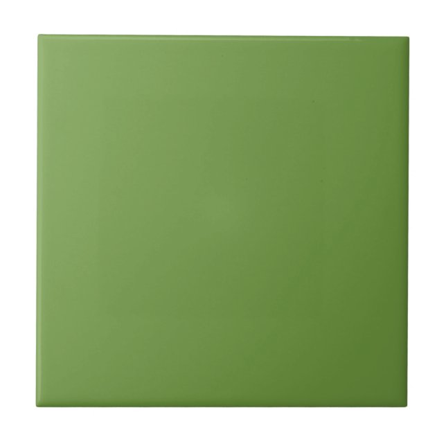 Carreau Couleur solide Limeade | Classique | Élégant (Devant)