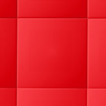 Couleur solide minimaliste | Rouge brillant