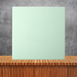 Carreau Couleur solide minimaliste verte à la menthe<br><div class="desc">Présentant notre minimaliste Mint Green Plain Solid Color Carrelage en céramique, un ajout élégant et polyvalent à tout espace. Avec ses lignes épurées et sa teinte vert menthe apaisante, ce carrelage respire la simplicité et l'élégance. Que vous ajoutiez un éclat de couleur à votre arrière-plan de cuisine, au mur de...</div>