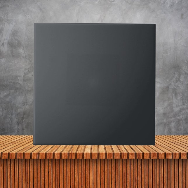 Carreau Couleur solide noire (Créateur téléchargé)