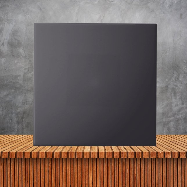 Carreau Couleur solide noire (Créateur téléchargé)