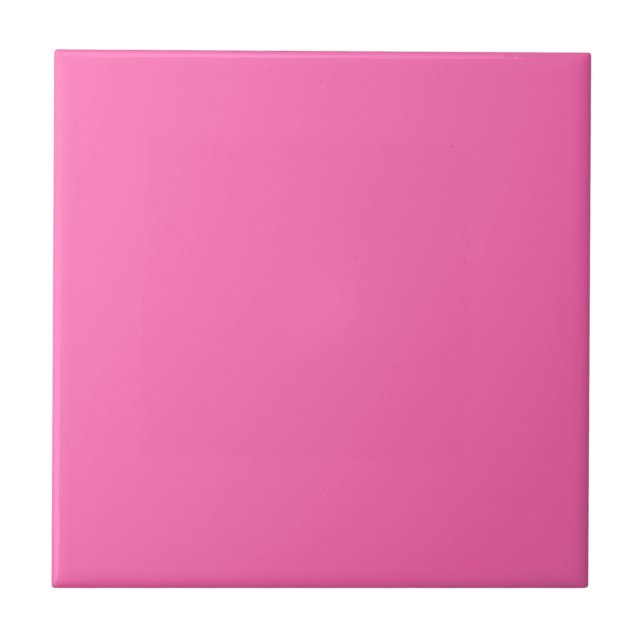 Carreau Couleur solide rose chaud (Devant)