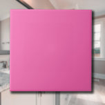 Carreau Couleur solide rose chaud | Classic Elegant<br><div class="desc">Couleur solide rose chaud | Classique | Élégant | tendance | Style | Cadeau</div>