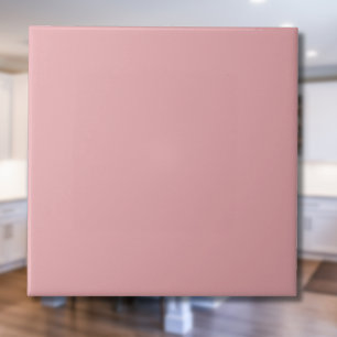 Carreau Couleur solide rose Rose Classique Élégant