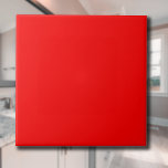 Carreau Couleur solide rouge | Classique | Élégant<br><div class="desc">Couleur solide rouge | Classique | Élégant | tendance | Style | Cadeau</div>