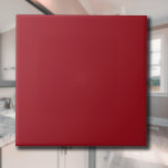 Carreau Couleur solide rouge rubis | Classique | Élégant<br><div class="desc">Couleur solide rouge rubis | Classique | Élégant | tendance | Style | Cadeau</div>