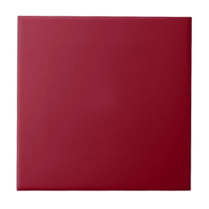 Carreau Couleur solide rouge vin Classique Élégant
