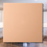 Carreau Couleur tendance Peach Fuzz Solid Color | Élégant<br><div class="desc">Couleur tendance Peach Fuzz Solid Color | Classique | Élégant | tendance | Style | Cadeau</div>