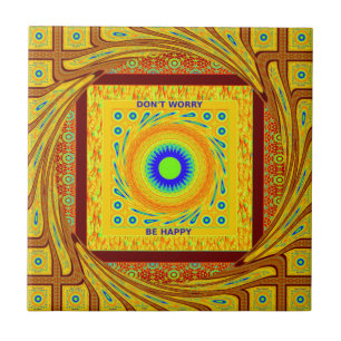 Carreau Couleur Traditionnelle Africaine Rouge Doré