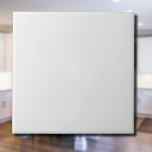 Carreau Couleur uni blanc arctique | Classic Elegant<br><div class="desc">Couleur uni blanc arctique | Classique | Élégant | tendance | Style | Cadeau</div>