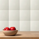 Carreau Couleur uni blanc écru<br><div class="desc">Design blanc écru couleur solide.</div>