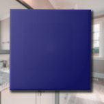 Carreau Couleur uni bleu minuit | Classique | Élégant<br><div class="desc">Couleur uni bleu minuit | Classique | Élégant | tendance | Style | Cadeau</div>