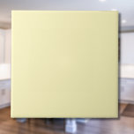 Carreau Couleur uni crème jaune | Classic Elegant<br><div class="desc">Couleur uni crème jaune | Classique | Élégant | tendance | Style | Cadeau</div>