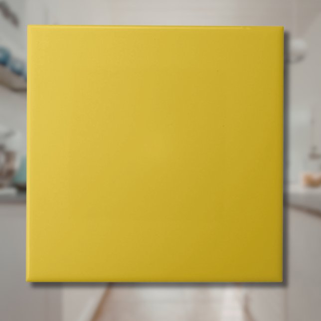Carreau Couleur uni jaune miel | Classic Elegant (Créateur téléchargé)