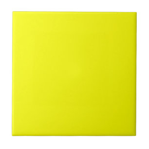 Carreau Couleur uni jaune néon