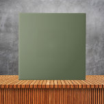 Carreau Couleur uni minimaliste vert olive<br><div class="desc">Couleur uni minimaliste vert olive</div>