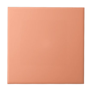 Carreau Couleur uni rose saumon orange