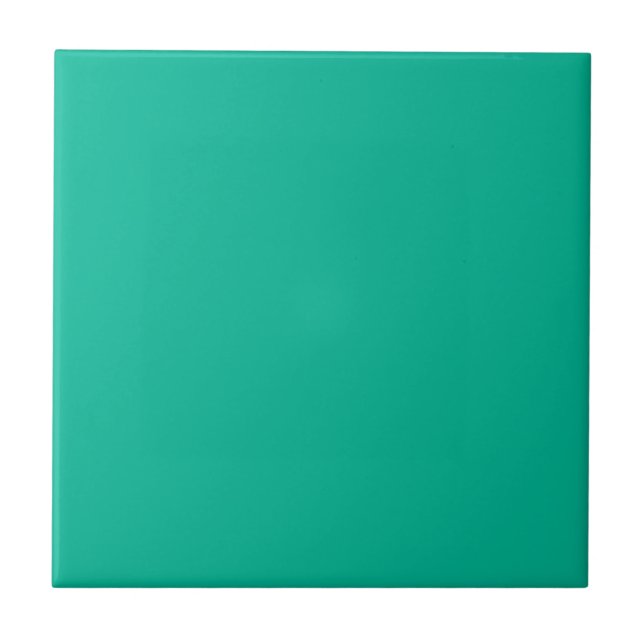 Carreau Couleur uni vert feuille de menthe (Devant)