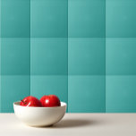 Carreau Couleur uni vert verdigris turquoise<br><div class="desc">Design vert turquoise de Verdigris uni couleur uni.</div>