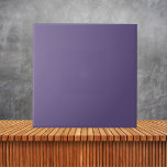 Carreau Couleur uni violet violet africain minimaliste<br><div class="desc">Couleur violet violet africain minimaliste</div>
