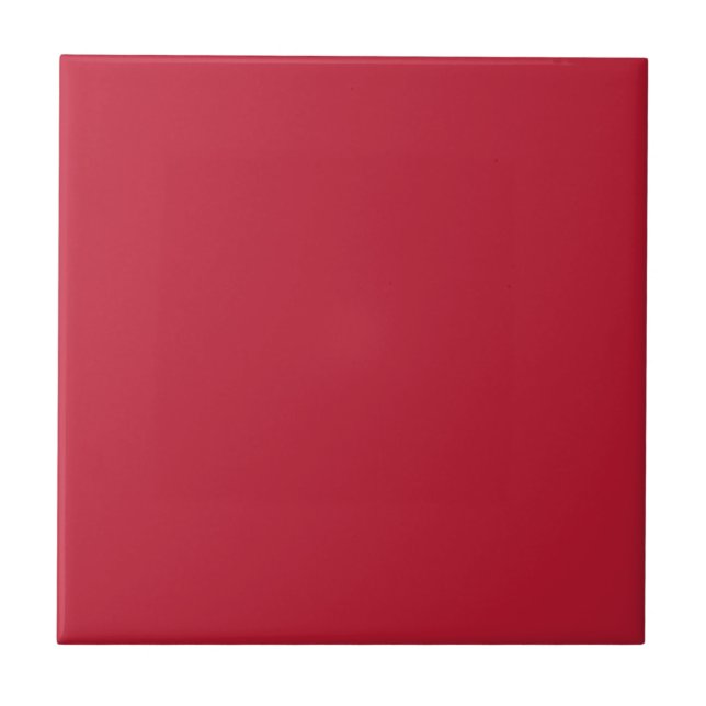 Carreau Couleur uni vrai rouge (Devant)