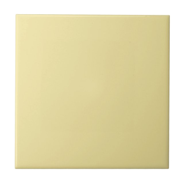 Carreau Couleur unie jaune doux  (Devant)