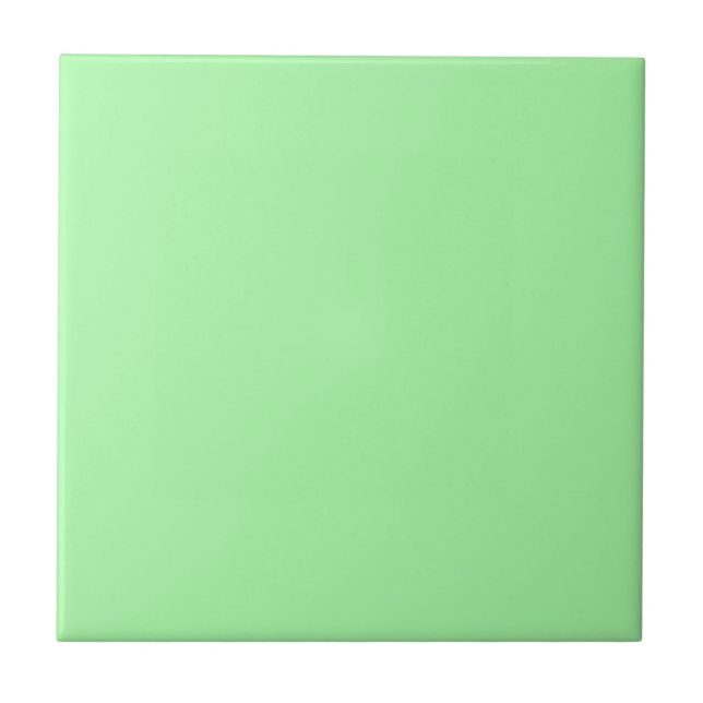 Carreau couleur vert pâle (Devant)