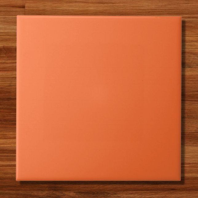 Carreau Couleur vive orange brûlée (Créateur téléchargé)