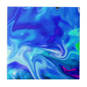 Carreau Couleurs de bleu de cobalt