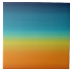 Carreau Couleurs du coucher de soleil du Sud-Ouest