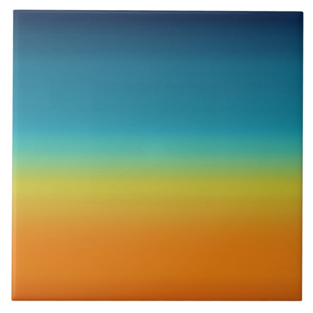 Carreau Couleurs du coucher du soleil du sud-ouest (Devant)