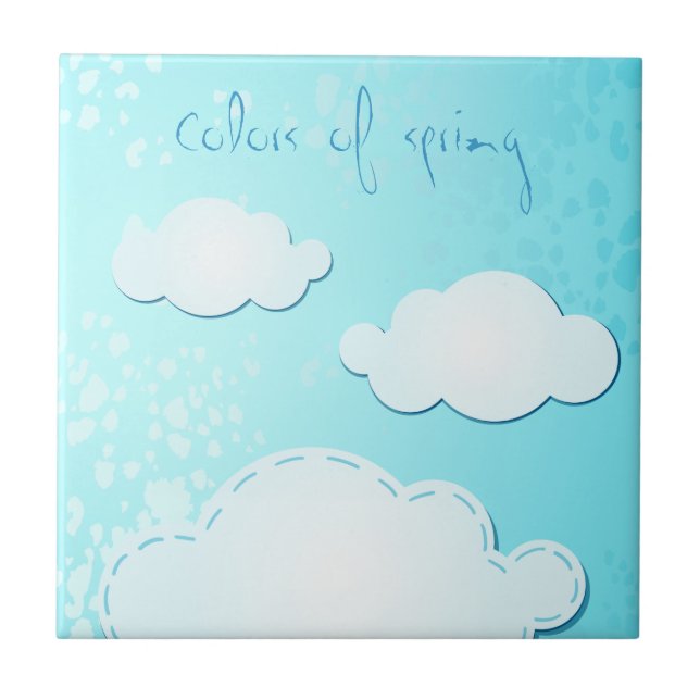 Carreau Couleurs du ressort, tuiles (Devant)