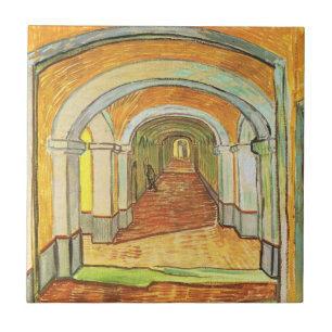 Carreau Couloir de l'asile Saint-Paul par Vincent van Gogh