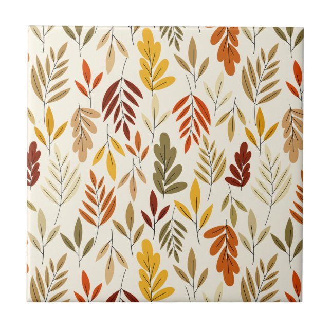 Carreau Coup de Motif pour un automne cosy (Devant)