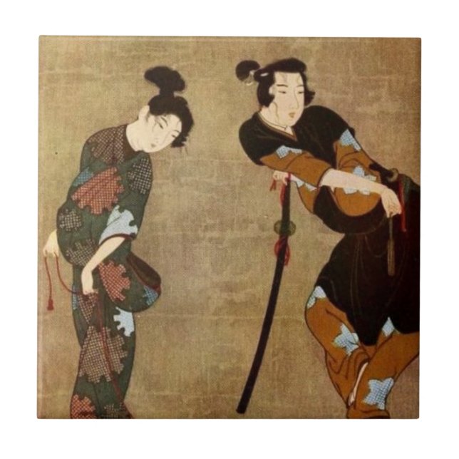 Carreau Couple asiatique (Devant)