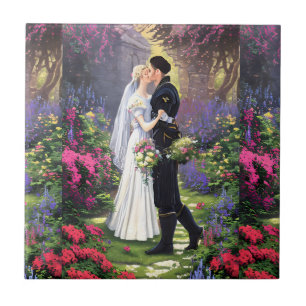 Carreau Couple dans le parc-56476