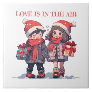 Carreau Couple de Noël - L'amour est dans l'air