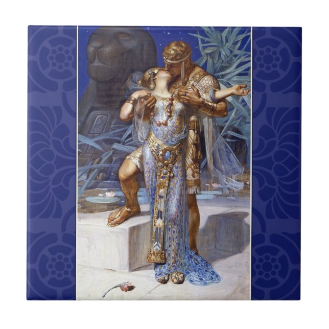 Carreau couple romantique vintage anthony cléopâtre classi (Devant)