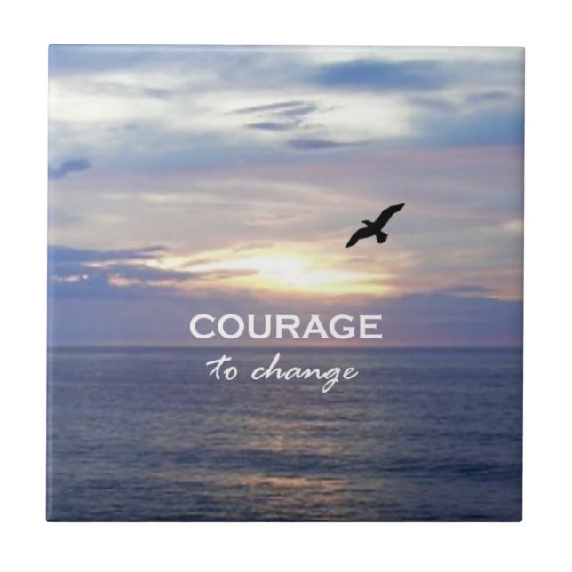Carreau Courage pour changer (Devant)