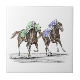 Carreau Course de chevaux à Thoroughbred