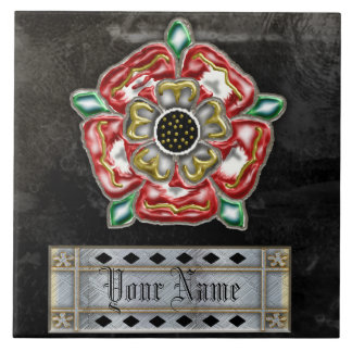 Carreau coutume de famille rose de tudor