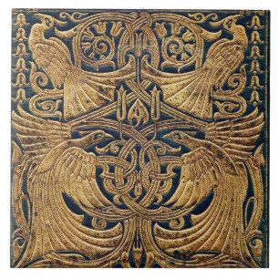 Carreau Couverture du livre de paon victorien